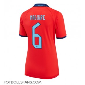 England Harry Maguire #6 Replika Bortatröja Damer VM 2022 Kortärmad